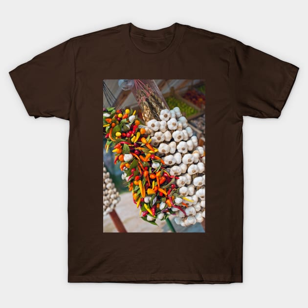 Mediterranean veggies T-Shirt by runlenarun